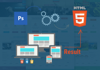 PSD to HTML Conversion services in Karachi Hyderabad